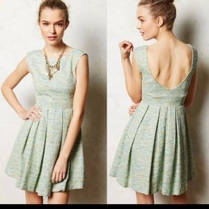| Anthropologie | Paper Crown Parkside Tweed Dress